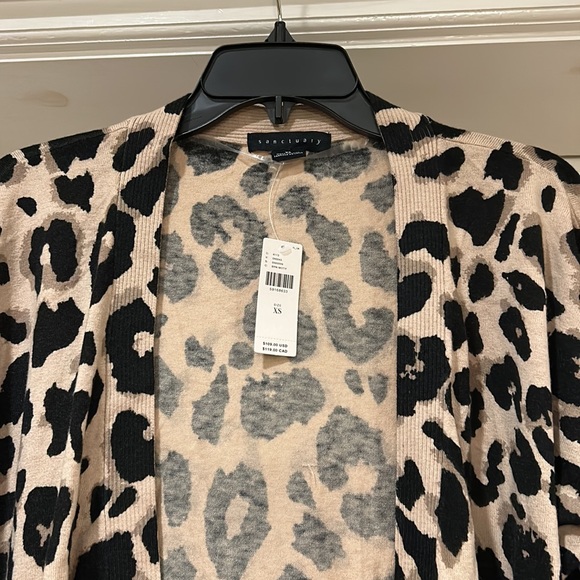 Anthropologie Sanctuary Leopard Cardigan NWT. XS - Picture 13 of 14